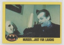 1989 O-Pee-Chee Batman The Joker Murder Just for Laughs #182 0r7h
