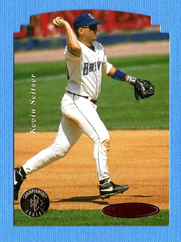 1995 SP Championship Die Cut #165 Kevin Seitzer Brewers - Image 1 of 1