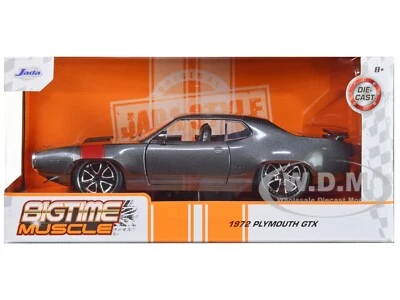 1972 PLYMOUTH GTX 440 СЕРЫЙ 1/24 ЛИТАЯ МОДЕЛЬ АВТОМОБИЛЯ JADA 30530 - Изображение 1 из 4
