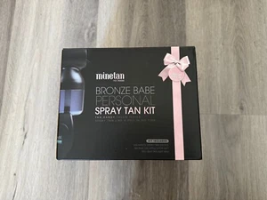 Mine Tan BRONZE BABE PERSONAL SPRAY TAN KIT SET - Pink - NEW Minetan Self Tan - Picture 1 of 1