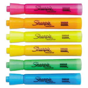 Sharpie Accent Tank Style Highlighter Chisel Tip Assorted Colors 12/Pk 25053 - Picture 1 of 4