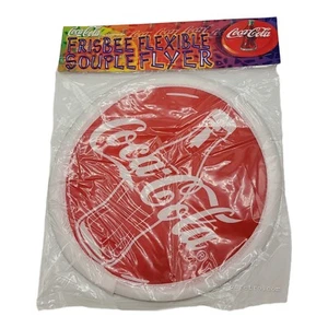 Vintage 1999 Coca-Cola Coke Frisbee Flexible Flyer Toy Collectible 90s Retro NEW - Picture 1 of 4