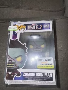 Funko Pop! Vinyl: Marvel - Zombie Iron Man (Glows in the Dark) - Amazon (AM)... - Picture 1 of 4