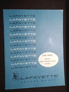 Lafayette LRK-900A Owners Manual AM FM Stereo Receiver Player System Original - Picture 1 of 3