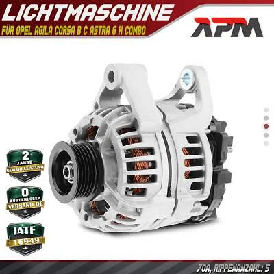 Lichtmaschine Generator 85A für Opel Agila Corsa B C Astra G H Combo Vectra C - Bild 1 von 4