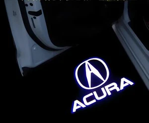 2 LED HD Door Projector Puddle Welcome Courtesy Lights For Acura ZDX 2010-13 - Picture 1 of 5