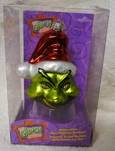 Adorno de vidrio soplado GRINCH Whoville Cómo el Grinch robó Navidad Kuet S Adler - Imagen 1 de 4
