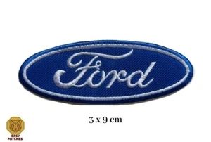 Ford Automobile Motorsports logo badge Embroidered Iron Sew on Patch - Picture 1 of 1