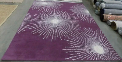 Alfombra dañada PÚRPURA/MARFIL 7'-6" X 9'-6" precio reducido 1172594822 SOH712P-8 Foto 1 de 4