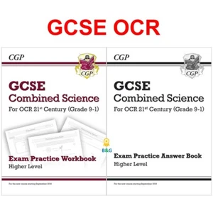 Combined Science OCR 21st Century Exam Practice Workbook & Answer Higher KS4 - Picture 1 of 12