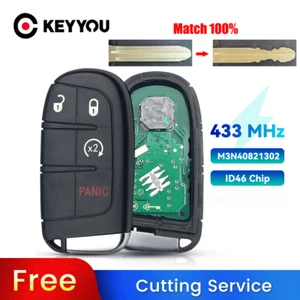 BLADE CUT by PHOTO Remote Car Key For Dodge Durango Journey Keyless 2014-2017 - Picture 1 of 9