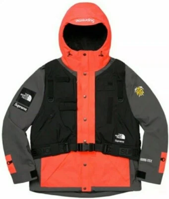Supreme North Face RTG Jacket + Vest (LARGE) Bright Red Fleece TNF SS20 - Image 1 of 4