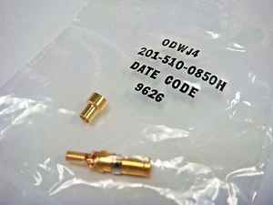(1) RETCONN 201-510-0850H RDM COAX GOLD CONTACT D-SUB CONNECTORS - Picture 1 of 2