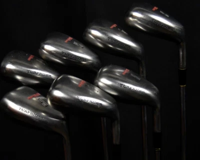 WILSON TURFRIDER IRON SET 3 4 5 7 8  9 P LENGTH: (3) 3.75 IN RH NEW GRIPS - Image 1 of 4