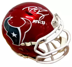 DEMECO RYANS signed (HOUSTON TEXANS) mini football helmet BECKETT AD47298 - Picture 1 of 2