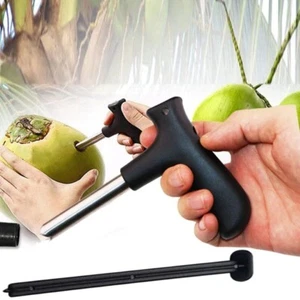 Coconut Opener Stainless Steel Drill Cutter With Cleaner Stick -Coconut Tool - Picture 1 of 5