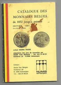 Catálogo Des Monnaies Belges - Imagen 1 de 1