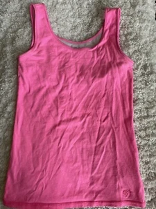 Justice girls sz. 12 pink camisole style tank top. Cute, comfortable - Picture 1 of 8