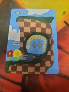 1x Altered Art Sol Ring Magic The Gathering Staple - Picture 1 of 2