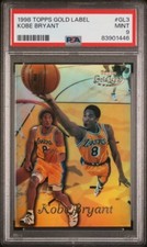 1998-99 Topps Gold Label #GL3 Kobe Bryant | PSA 9 Mint | Los Angeles Lakers HOF
