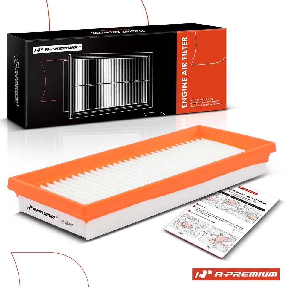 Engine Air Filter for Smart Fortwo 2008-2015 Flexible Panel L3 1.3L A0010940301 - Image 1 of 4