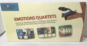 Emotions Quartets Card Game By Emotional Regulation Center~3 Games In 1 ~ New - Picture 1 of 12