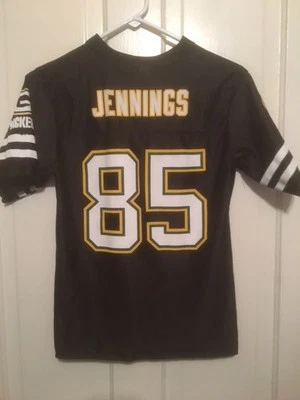 GREEN BAY PACKERS #85 GREG JENNINGS SIZE YOUTH 18 JERSEY - Image 1 of 4
