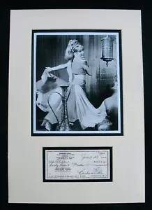 BARBARA EDEN~Cheque autografiado y exhibición enmarañada~ SUEÑO CON JEANNIE - Imagen 1 de 4