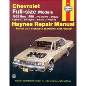 Haynes 1969 thru 1990 Chevrolet Full-Size Models Repair Manual 24045 - NEW - Picture 1 of 1
