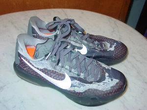 2015 Nike Kobe 10 "Pain" Tumbled Grey/Night Silver Basketball Shoes! Size 11 - Picture 1 of 15