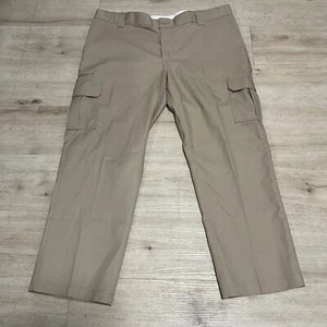 Pantalone Dickies uomo regular fit cargo kaki dritto nuovo con etichetta 44x30 beige utility lavoro - Foto 1 di 12