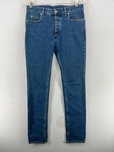 MAISON MARGIELA Jeans Mens 10 34 Stereotypical Slim Stretch Fit Denim Blue Italy - Picture 1 of 23