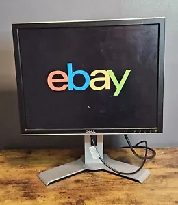 Dell 2007FPB 20" LCD Monitor 1600x1200 inputs for DVI VGA Composite RCA w Stand - Picture 1 of 11