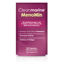 Cleanmarine MenoMin 30 Capsule NEW UK Stock