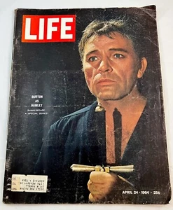 Life Magazine, April 24, 1964, Theatre, Richard Burton as Hamlet - Picture 1 of 7