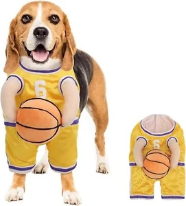 Dog Basketball Player Costume – Funny Sports Outfit for Pets - Picture 1 of 5