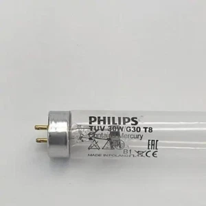 Bombilla UV 30W Philips Fish Pond 30 vatios G30T8 - Imagen 1 de 2