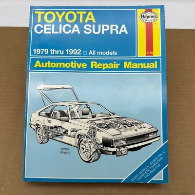 Toyota Celica Supra 1982 Thru 1986 5M-GE DOHC Automotive Repair Manual 1139 VGUC - Image 1 of 4