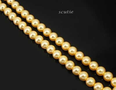 Natural "Tahiti" South Sea Pearl Genuine 2.00 MM Round Pure Gold Strand 15" - Image 1 of 4