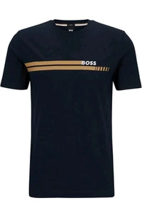 Man's BOSS T-shirt Regular fit crew neck short sleeve cotton S-2XL - Picture 1 of 17