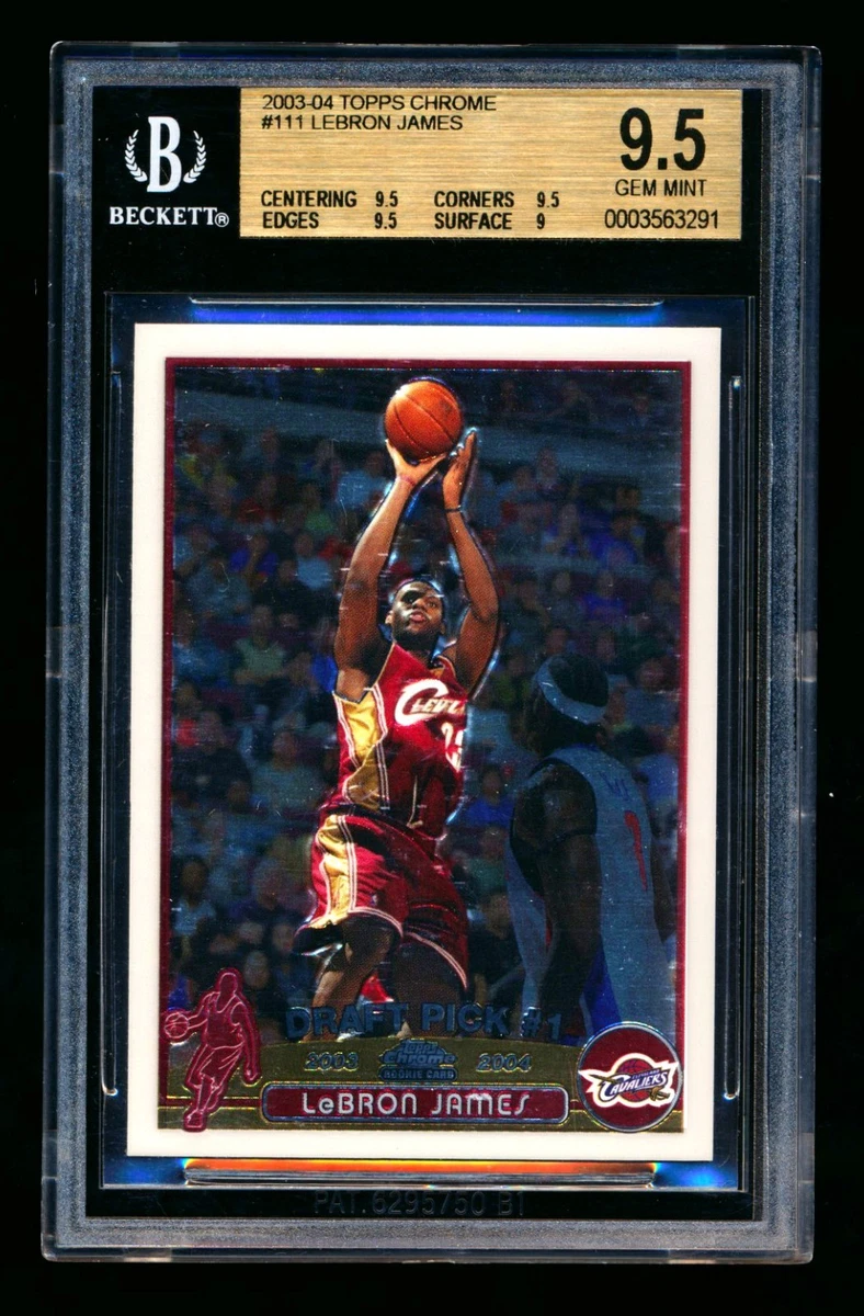 LeBron James Grade 9.5 Basketball Trading Cards & Accessories for