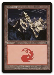Mountain (343) #343 (MP) Odyssey ODY Magic MTG - Picture 1 of 1