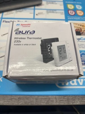John Guest AURA Wireless Programmable Digital Thermostat 230v  - White - Image 1 of 2