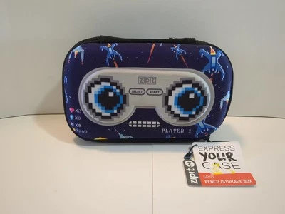 Zipit Videojuego/Controlador “Nintendo” Estuche para Lápices con Cremallera Caja de Almacenamiento Nuevo con Etiquetas Foto 1 de 4