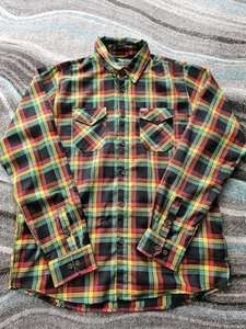Men's DIXXON Flannel Co "The Kush' Long Sleeve Button Down Shirt Size 2XL - Picture 1 of 8