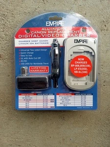 Empire All In One Canon Replacement Digital Video Charger DVU CANBP-808LP-E5 - Picture 1 of 4