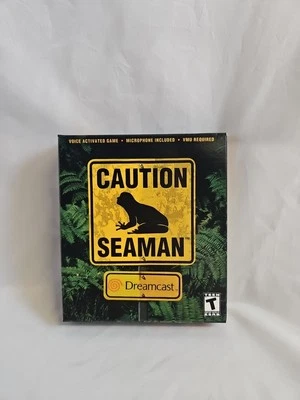 Caution Seaman Dreamcast 2000 CIB w/Microphone (Foam Ball) Game Sealed #GBC - Image 1 of 4
