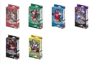 ONE PIECE ENGLISH TCG Starter Deck Bundle ST-23-24-25-26-27-28 Preorder ETA 6/6 - Picture 1 of 1