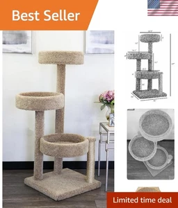 Ultimate Cat Tree Condo for Indoor Adventure - Scratching & Cuddling Spaces - Picture 1 of 8