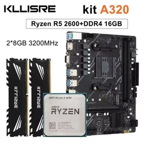 CPU/RAM/Motherboard Combo Ryzen 5, 16GB DDR4, A320M, 3200MHZ, VALUE - Photo 1/4